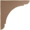 Ekena Millwork 1 3/4"W x 10"D x 10"H Large Olympic Wood Vintage Decor Bracket, Weathered Brown BKTWD01X10X10OLBR - alternate 3
